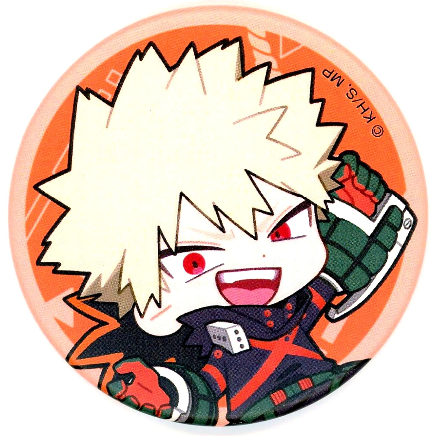 Katsuki Bakugo My Hero Academia Mini Character Button Collection Hanging Ver. [USED]