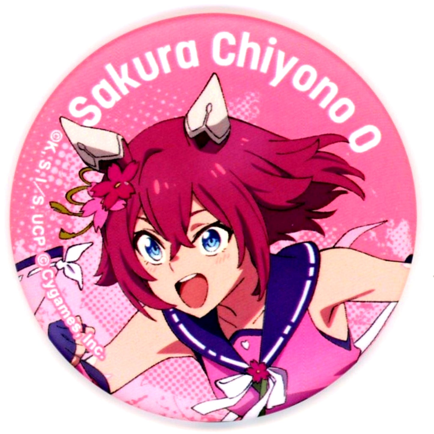 Sakura Chiyono O Uma Musume Cinderella Gray EXHIBITION Monster's Footprints Exhibition Matte Character Badge Collection [USED]