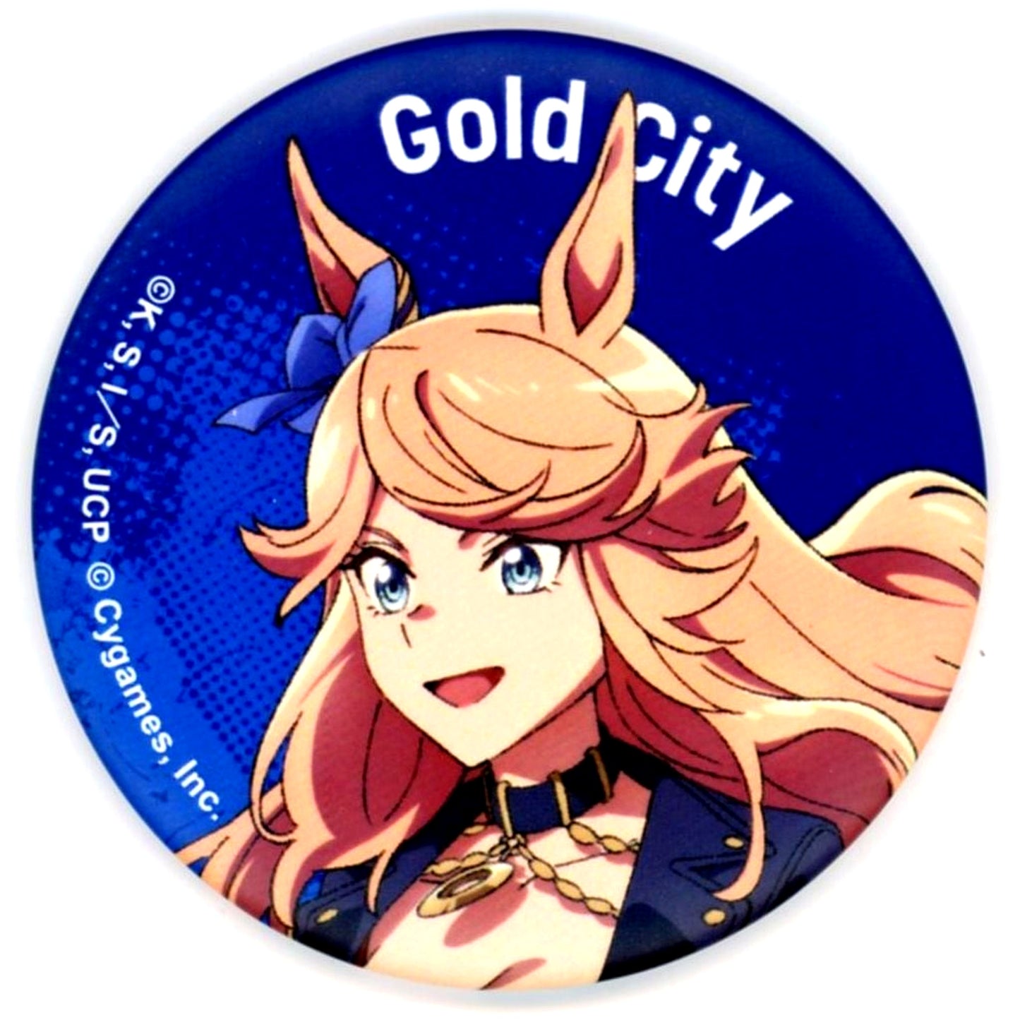 Gold City Uma Musume Cinderella Gray EXHIBITION Monster's Footprints Exhibition Matte Character Badge Collection [USED]