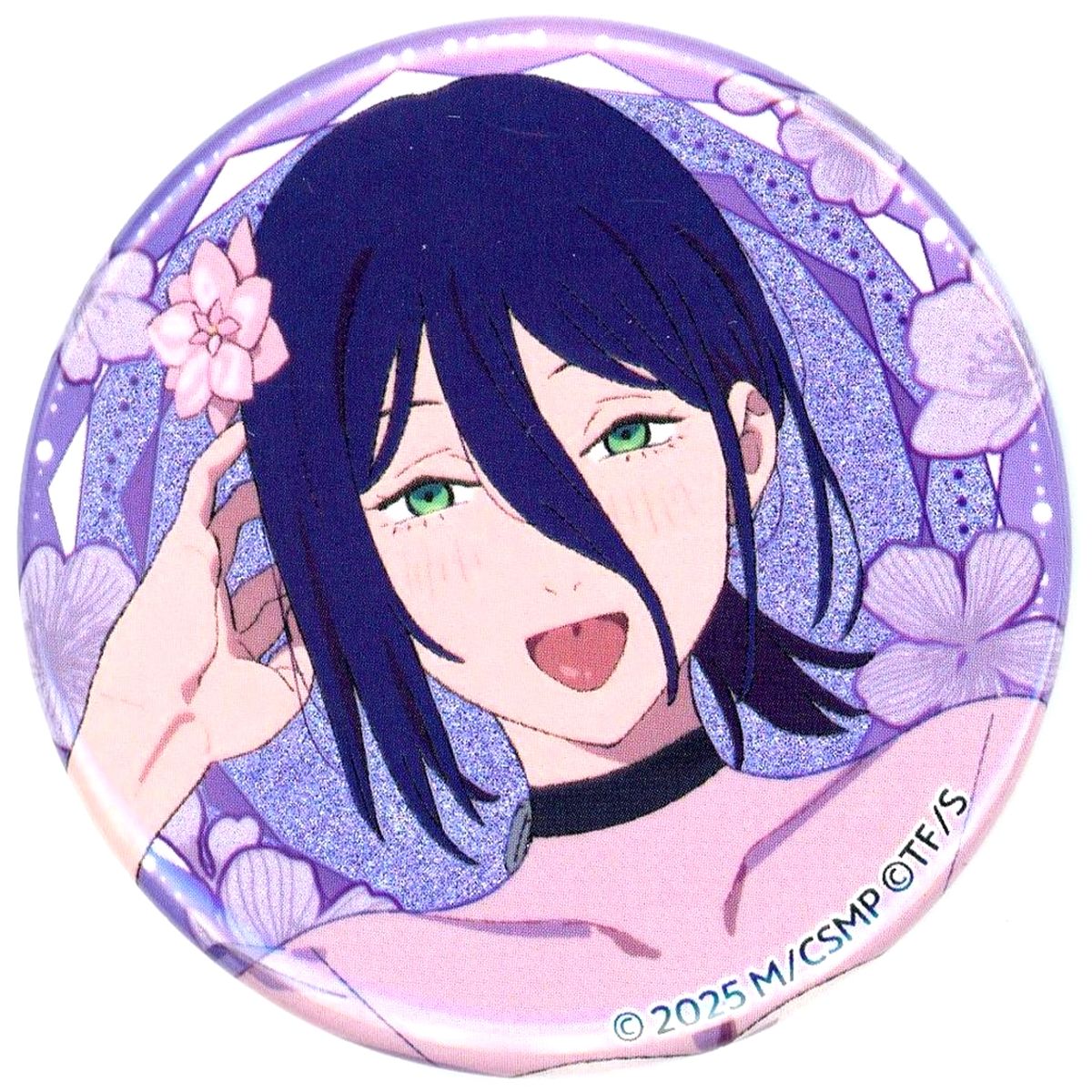 Reze Chainsaw Man the Movie: Reze Arc x Sunshine City Prince Hotel Glitter Button [USED]