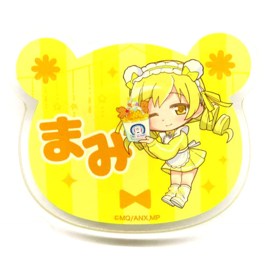 Mami Tomoe Puella Magi Madoka Magica The Movie Rebellion x Roll Ice Cream Factory Trading Name Button [USED]