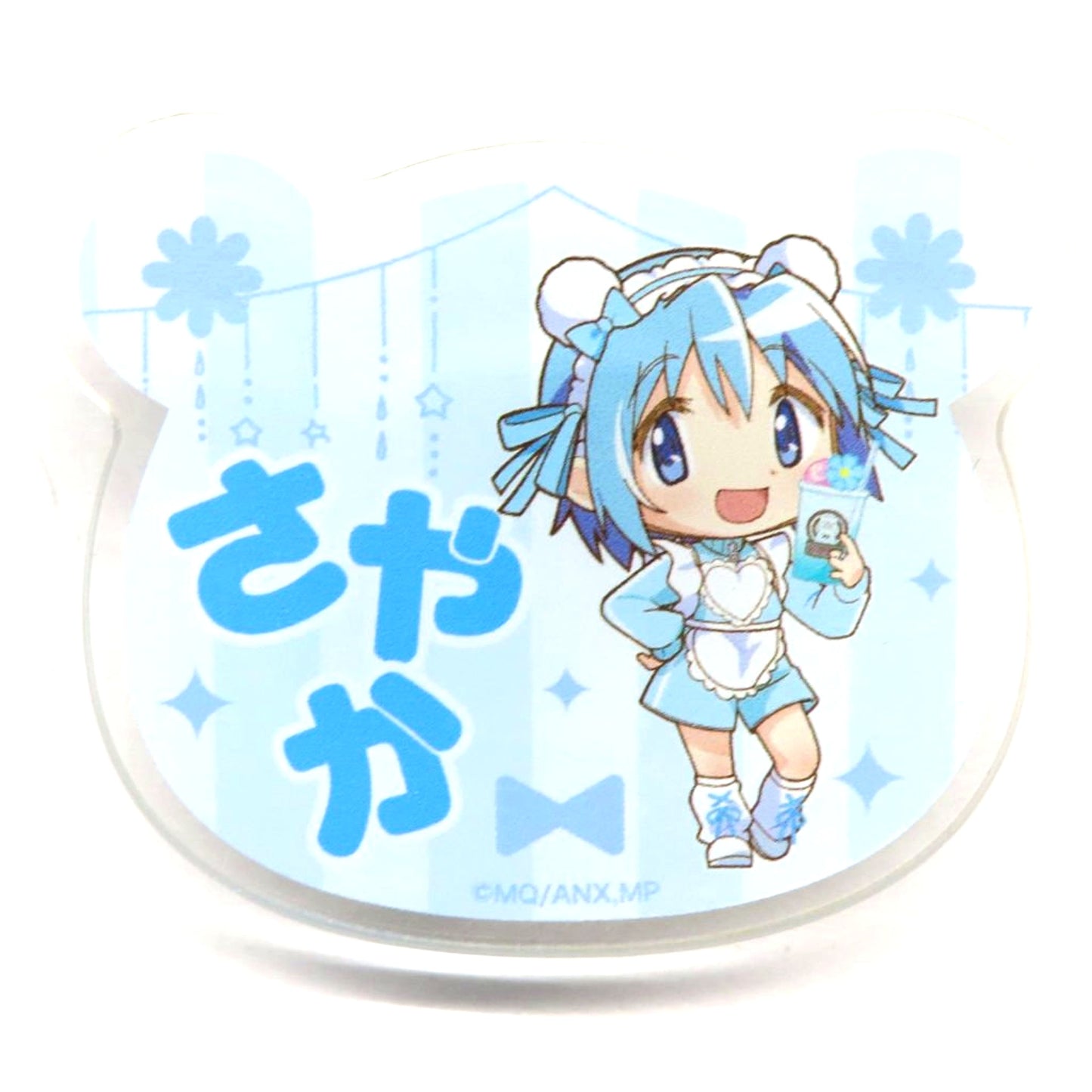 Sayaka Miki Puella Magi Madoka Magica The Movie Rebellion x Roll Ice Cream Factory Trading Name Button [USED]