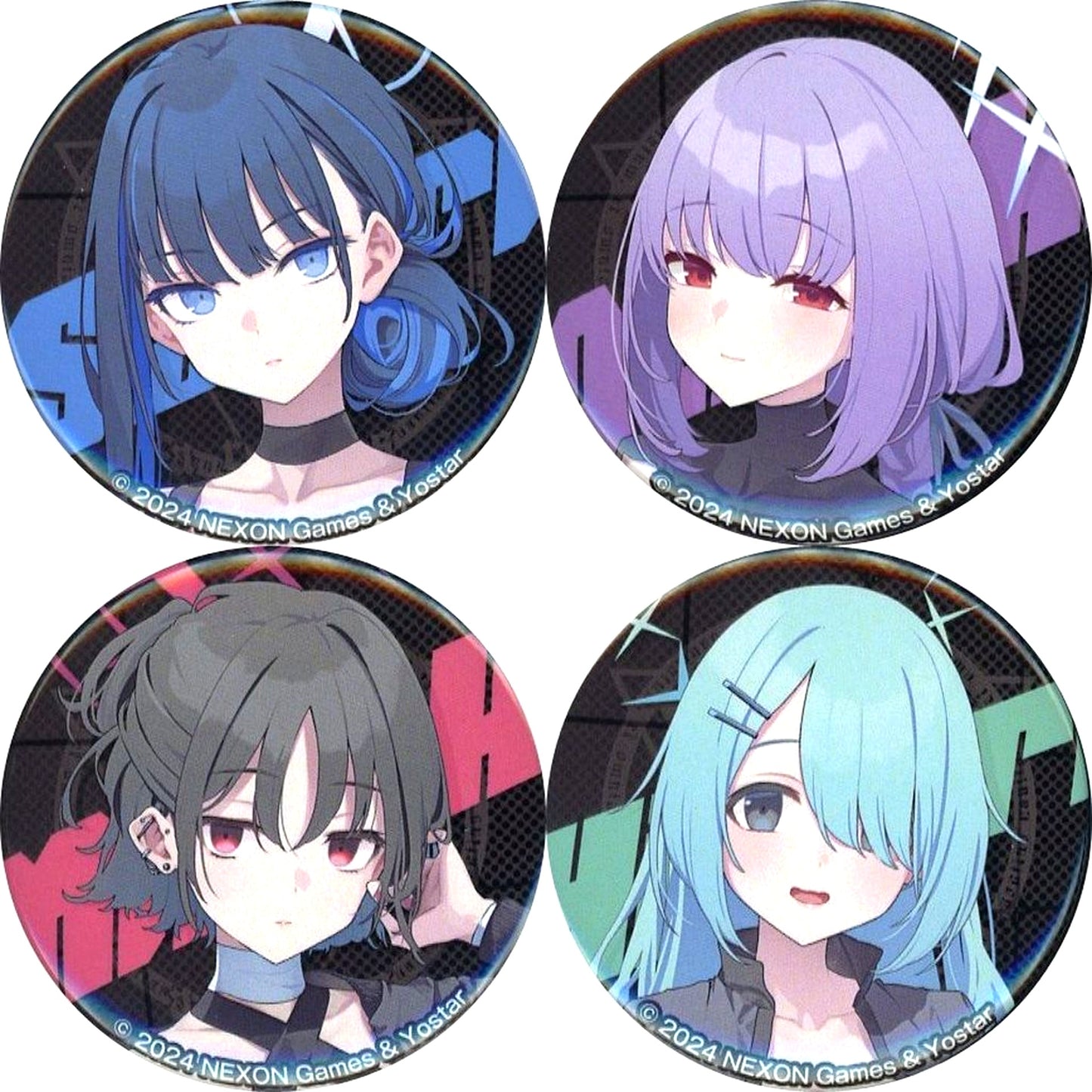 Arius Squad Blue Archive Button Set x ZOZOTOWN [USED]