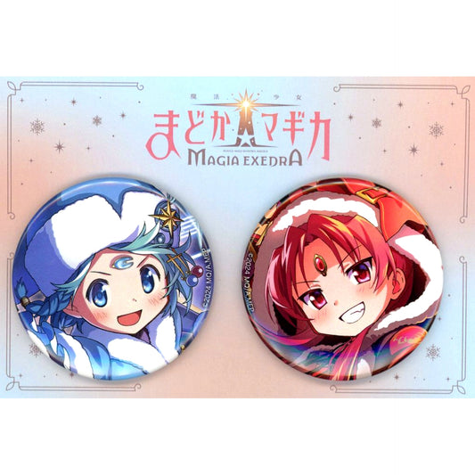 Sayaka Miki & Kyoko Sakura Puella Magi Madoka Magica Magia Exedra Button Set of 2 C107 Goods [USED]