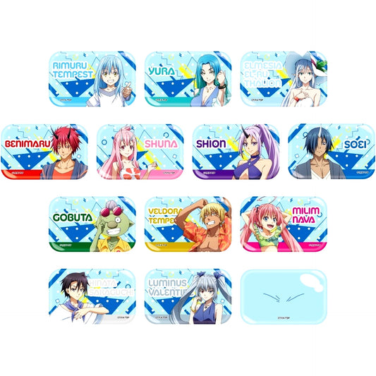 Set of 13 Square Button That Time I Got Reincarnated as a Slime Movie Soukai no Namida [USED]