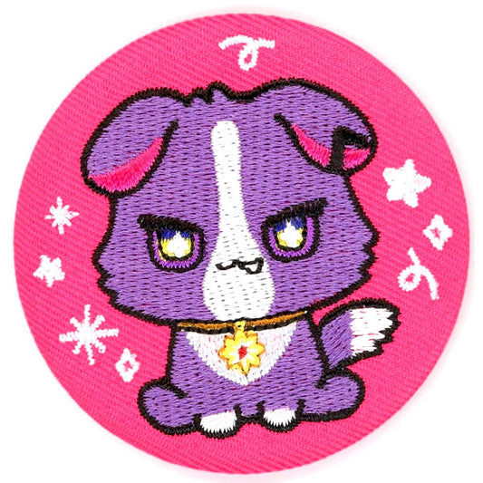 Murasaki no Ko Nijiritoru Virtual YouTuber Nijisanji VOLTACTION x 3SKM FUSION LIVE IMPACT Random Embroidered Button [USED]
