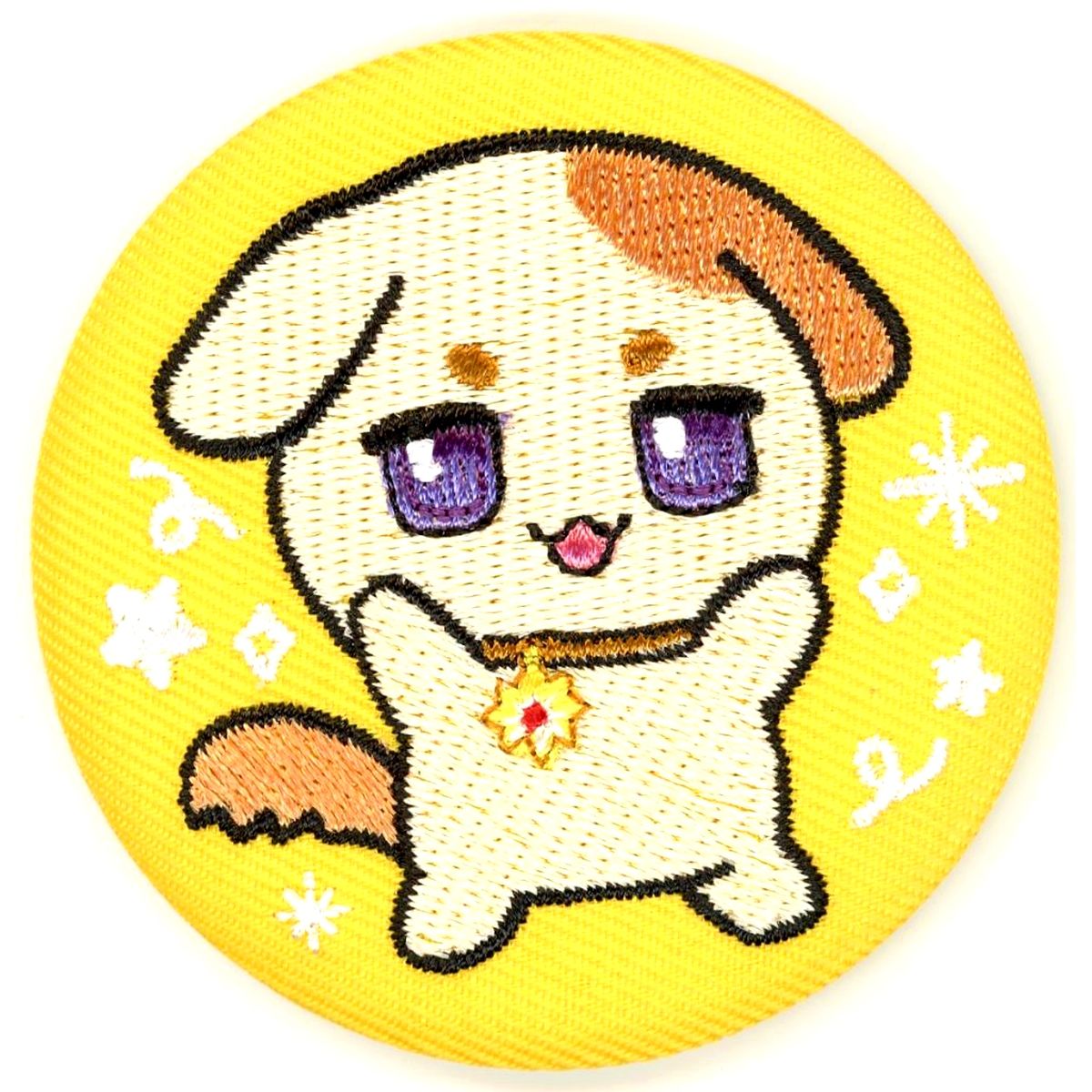 Kiiro no Ko Virtual YouTuber Nijisanji Nijiritoru VOLTACTION x 3SKM FUSION LIVE IMPACT Random Embroidered Button [USED]