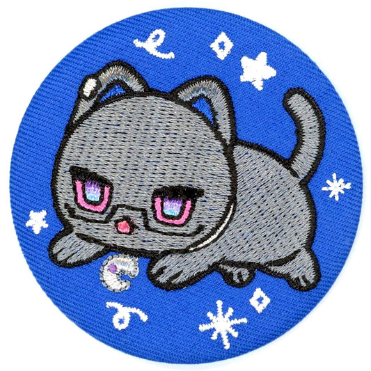 Kuroiko Nijiritoru Virtual YouTuber Nijisanji VOLTACTION x 3SKM FUSION LIVE IMPACT Random Embroidered Button [USED]