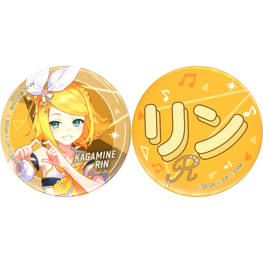 Kagamine Rin Badge Set Sega Lucky Lottery Project Sekai Colorful Stage feat. Hatsune Miku Vol.6 Prize F [USED]