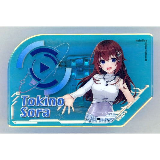 Tokino Sora Virtual YouTuber Holo Live hololive SUPER EXPO 2026 Aurora Acrylic Name Badge [USED]