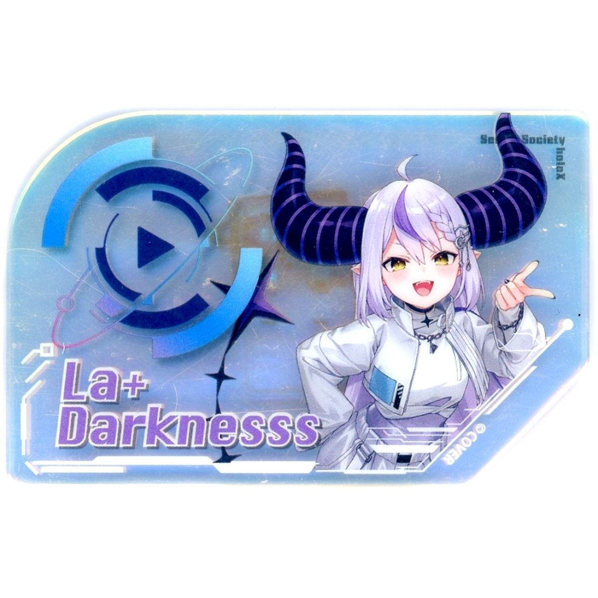 La+ Darknesss Virtual YouTuber Holo Live hololive SUPER EXPO 2026 Aurora Acrylic Name Badge [USED]