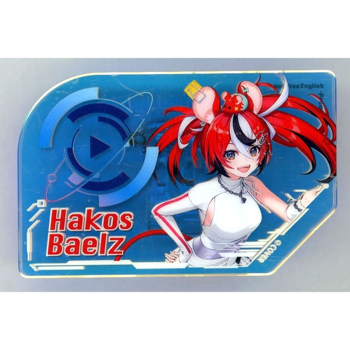 Hakos Baelz Virtual YouTuber Holo Live hololive SUPER EXPO 2026 Aurora Acrylic Name Badge [USED]