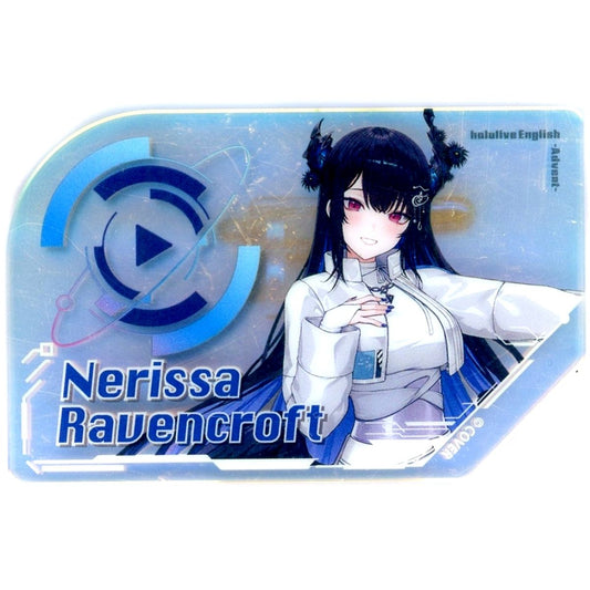 Nerissa Ravencroft Aurora Acrylic Name Badge Virtual YouTuber Holo Live hololive SUPER EXPO 2026 [USED]