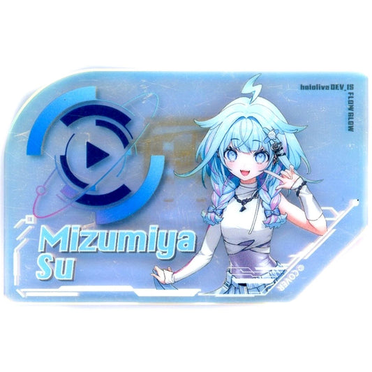 Mizumiya Su Virtual YouTuber Holo Live hololive SUPER EXPO 2026 Aurora Acrylic Name Badge [USED]