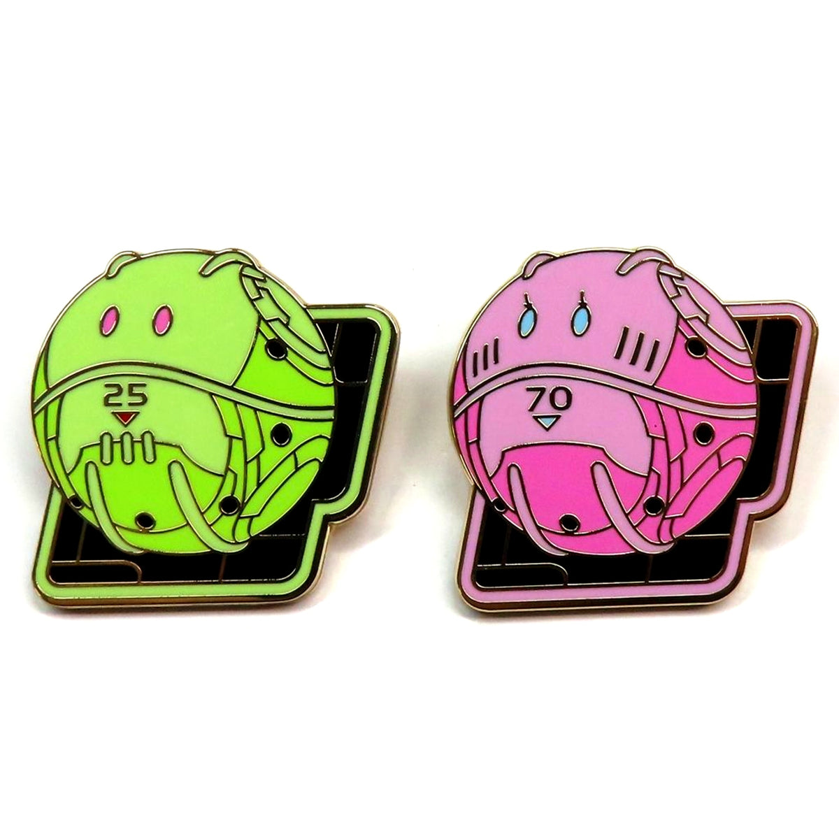 Eeks and Poe Mobile Suit Gundam EXPO 2025 Osaka Kansai Expo Goods GUNDAM NEXT FUTURE PAVILION Pins Set [USED]