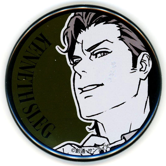 Kenneth Sleg Mobile Suit Gundam Hathaway Witch of Circe Trading Metal Button Theater Goods [USED]