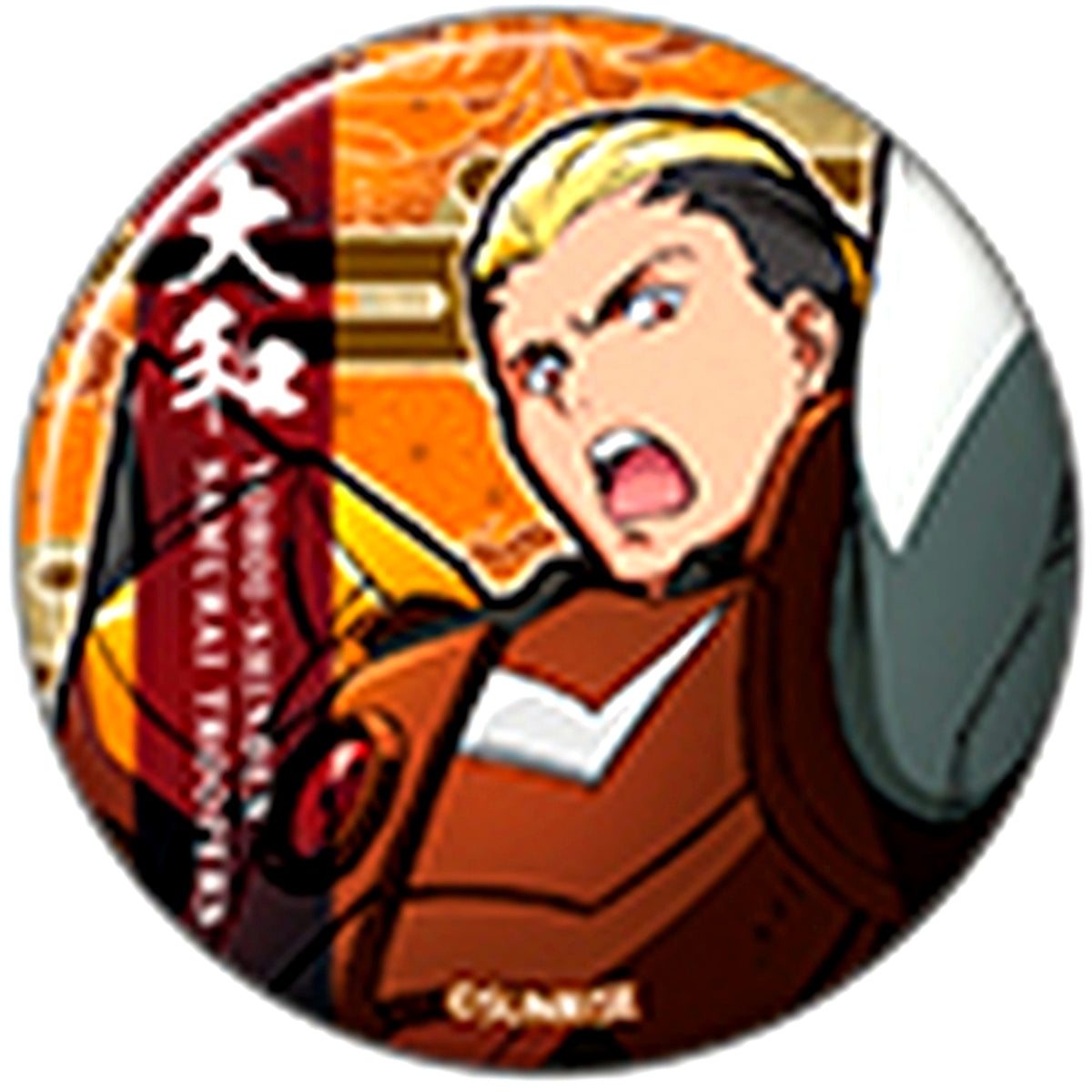 Yamato Hojo No. 4 Yoroi-Shinden Samurai Troopers Ronin Warriors Chara Badge Collection [USED]