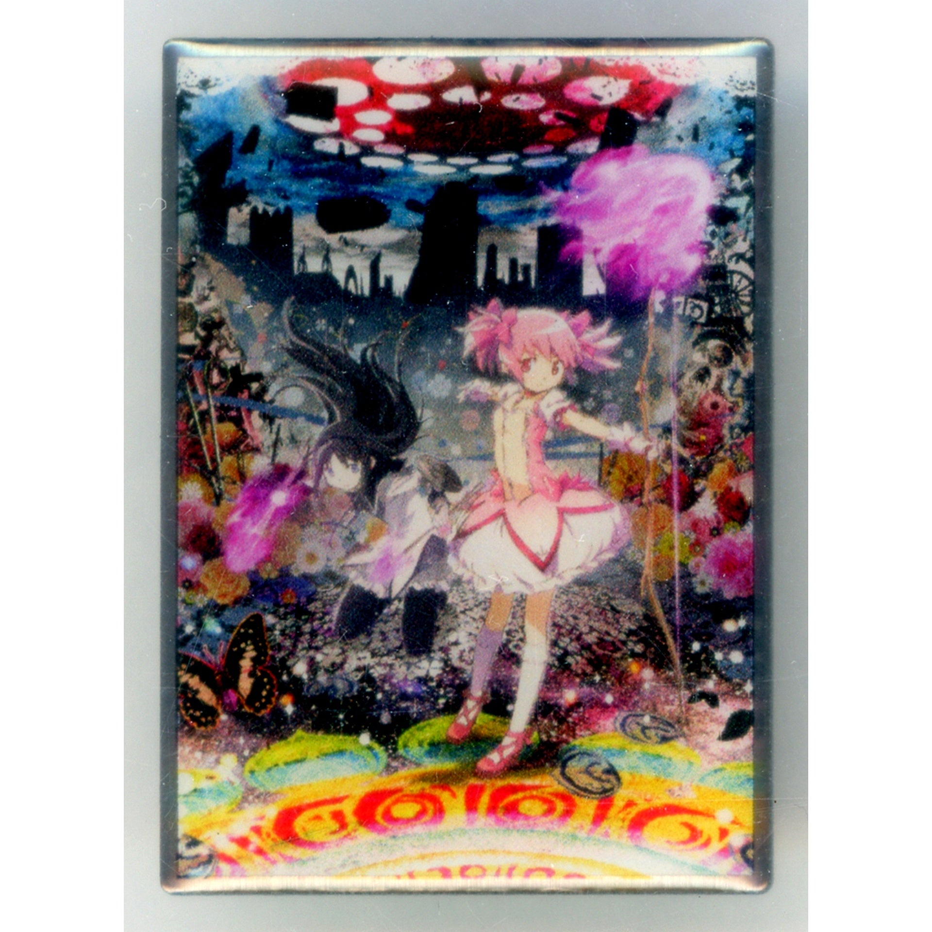 Madoka Kaname & Homura Akemi Puella Magi Madoka Magica The Movie Part 2 Eternity Key Visual Pin Shaft 50th Anniv Exhibition Goods [USED]