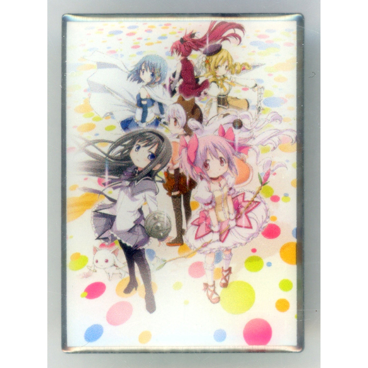 Group Center Nagisa Puella Magi Madoka Magica The Movie Rebellion Key Visual Pin Shaft 50th Anniv Exhibition Goods [USED]