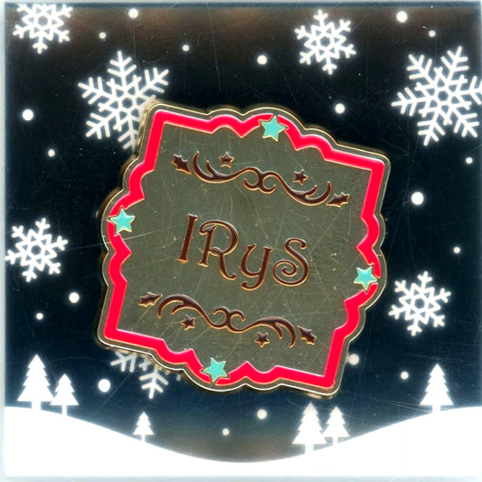 IRyS Virtual YouTuber Hololive English Happy Winter Holidays Pin Badge [USED]