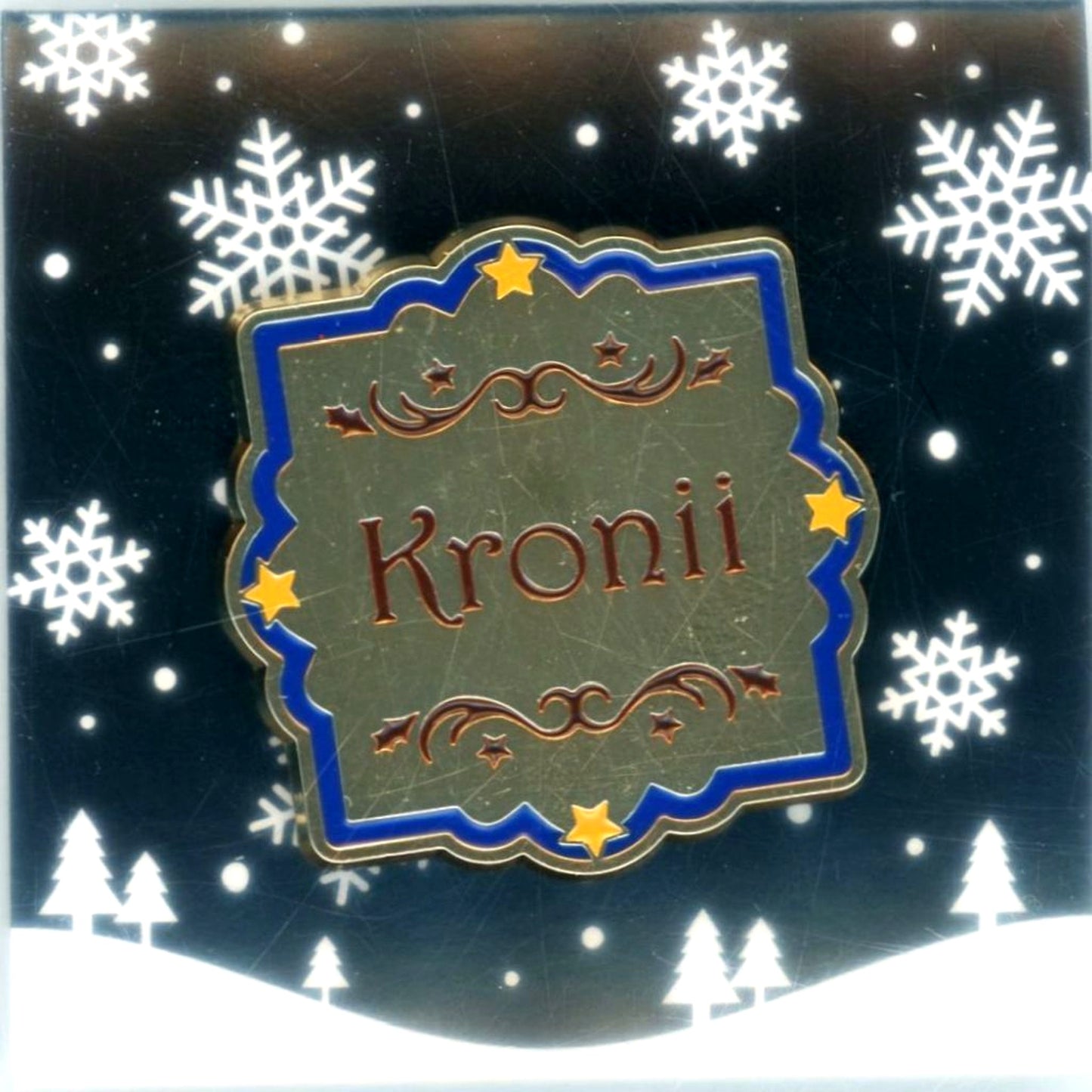 Ouro Kronii Virtual YouTuber Hololive English Happy Winter Holidays Pin Badge [USED]