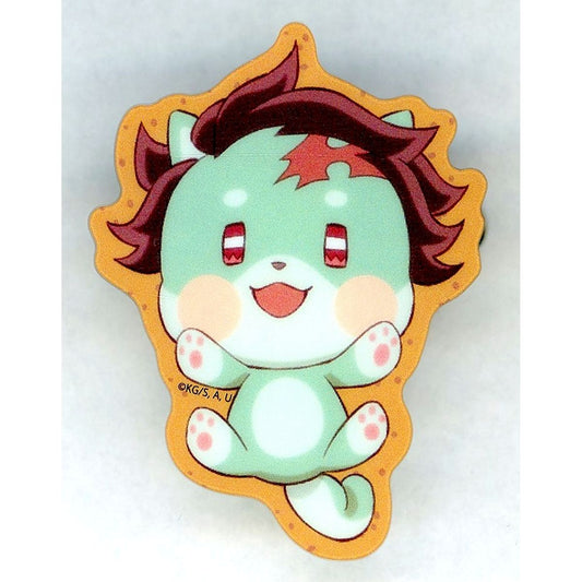 Tanjiro Kamado Demon Slayer: Kimetsu no Yaiba x ufotable Cafe x Machi Asobi CAFE Valentine's & White Day Event 2026 To you Period Random Animal Cookie Button A [USED]