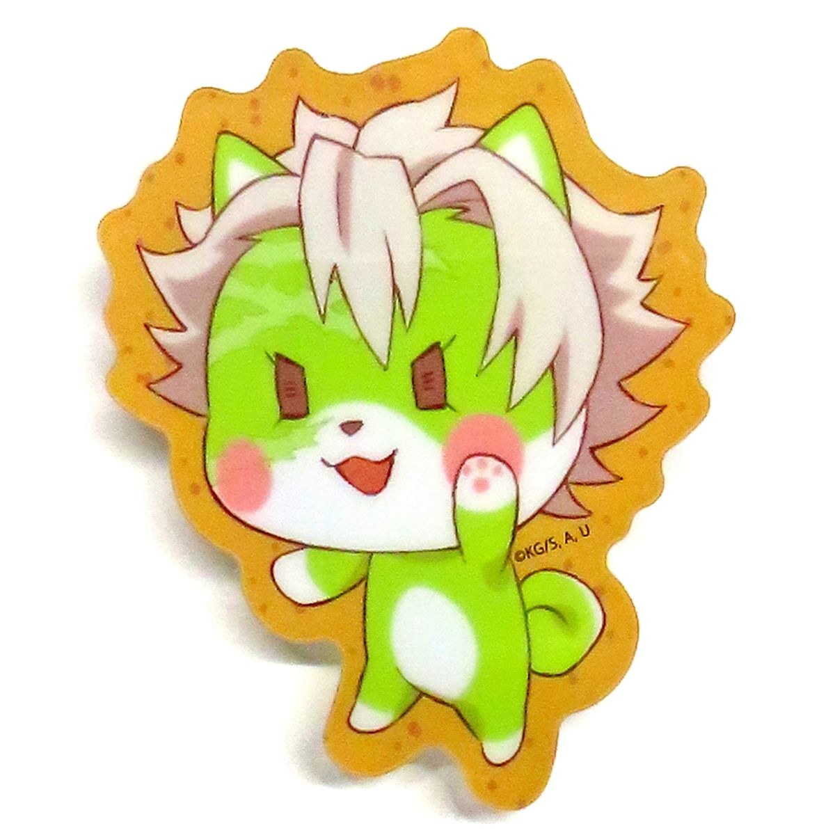 Sanemi Shinazugawa Demon Slayer: Kimetsu no Yaiba x ufotable Cafe x Machi Asobi CAFE Valentine's & White Day Event 2026 To you Period Random Animal Cookie Button B [USED]