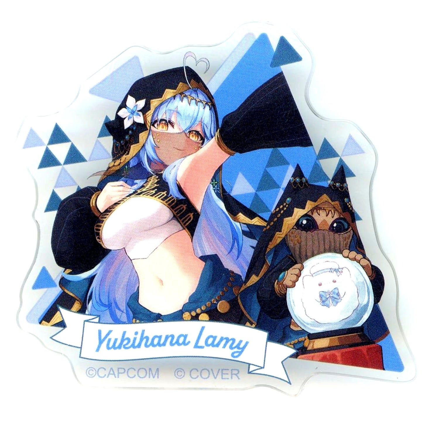 Yukihana Lamy Standard Proportions Virtual YouTuber Hololive 5th Generation x Monster Hunter Wilds x CAPCOM CAFE Trading Acrylic Button [USED]