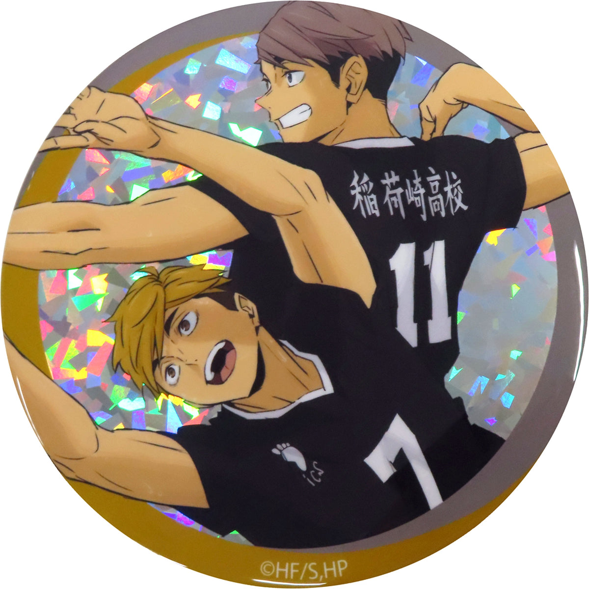Atsumu Miya x Osamu Miya BIG Button with Stand Haikyu x Avail [USED]