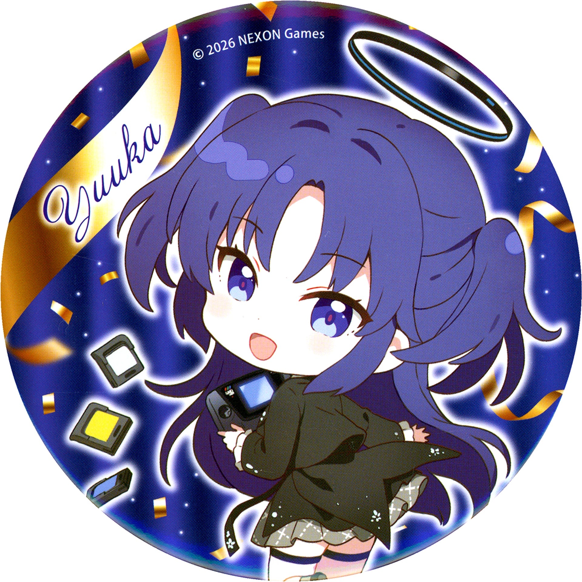 Yuuka Hayase Mini Character E Prize Big Button Blue Archive Sega Lucky Kuji [USED]