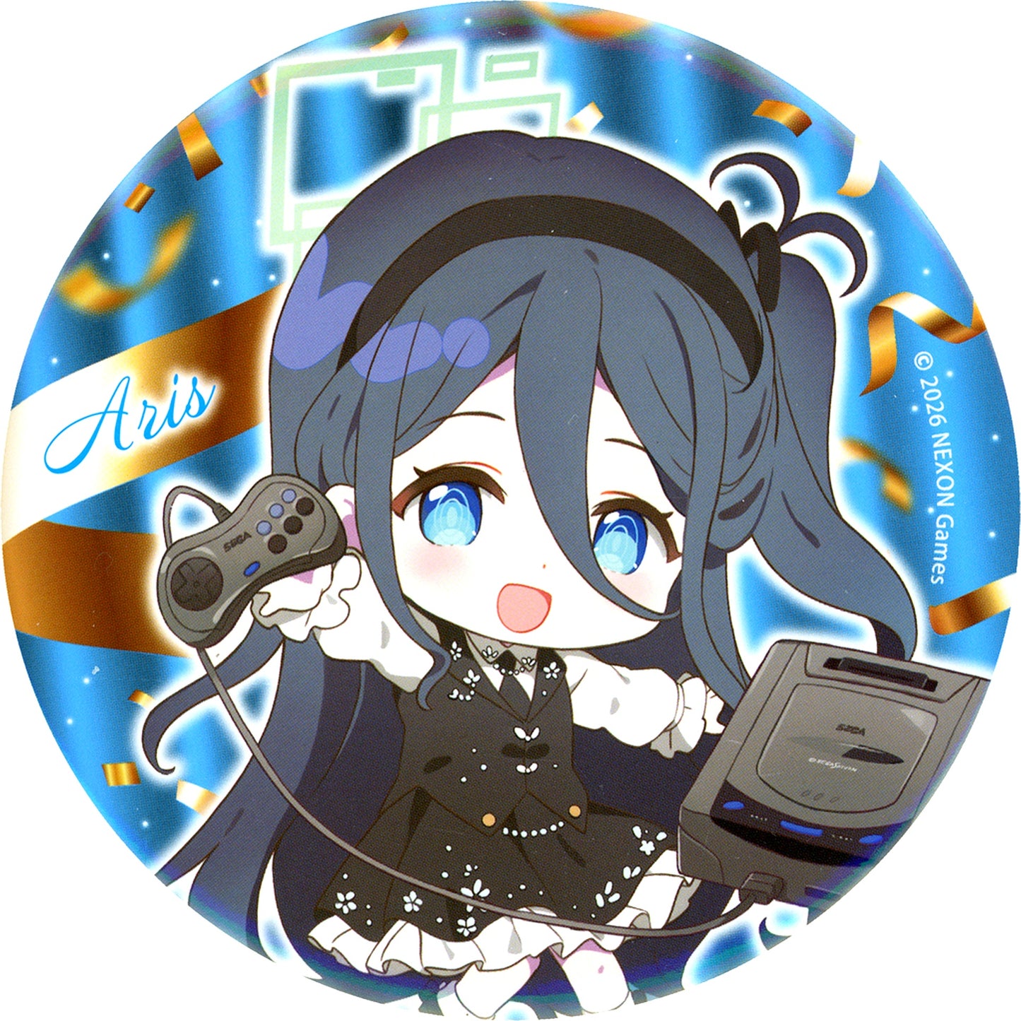 Aris Tendo Mini Character E Prize Blue Archive Big Button Sega Lucky Kuji [USED]