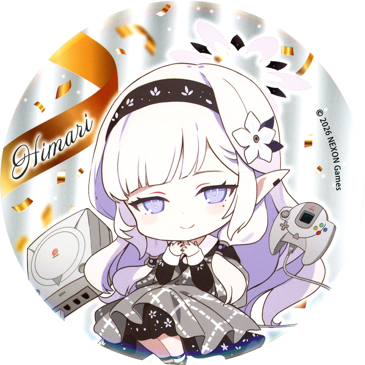 Himari Akeboshi Mini Character E Prize Big Button Blue Archive Sega Lucky Kuji [USED]