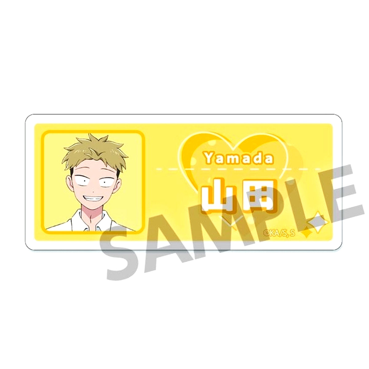 Kentaro Yamada You and I Are Polar Opposites Acrylic Name Badge [USED]