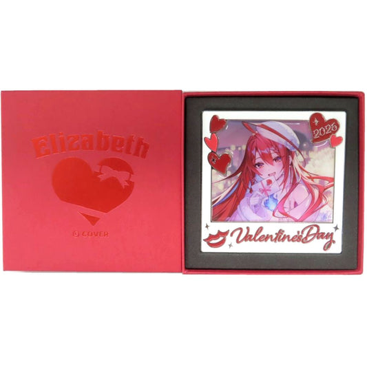 Elizabeth Rose Bloodflame Virtual YouTuber Holo Live Elizabeth and Valentine Date Pin Badge Valentine Date [USED]