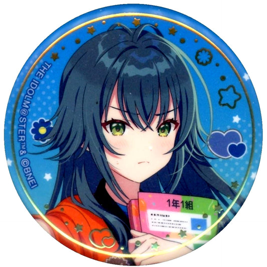 Temari Tsukimura Gakuen Idolmaster Hatsuboshi Cultural Festival Fair Foil Stamped Button [USED]