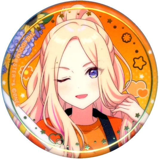 Sena Juo Gakuen Idolmaster Hatsuboshi Cultural Festival Fair Foil Stamped Button [USED]