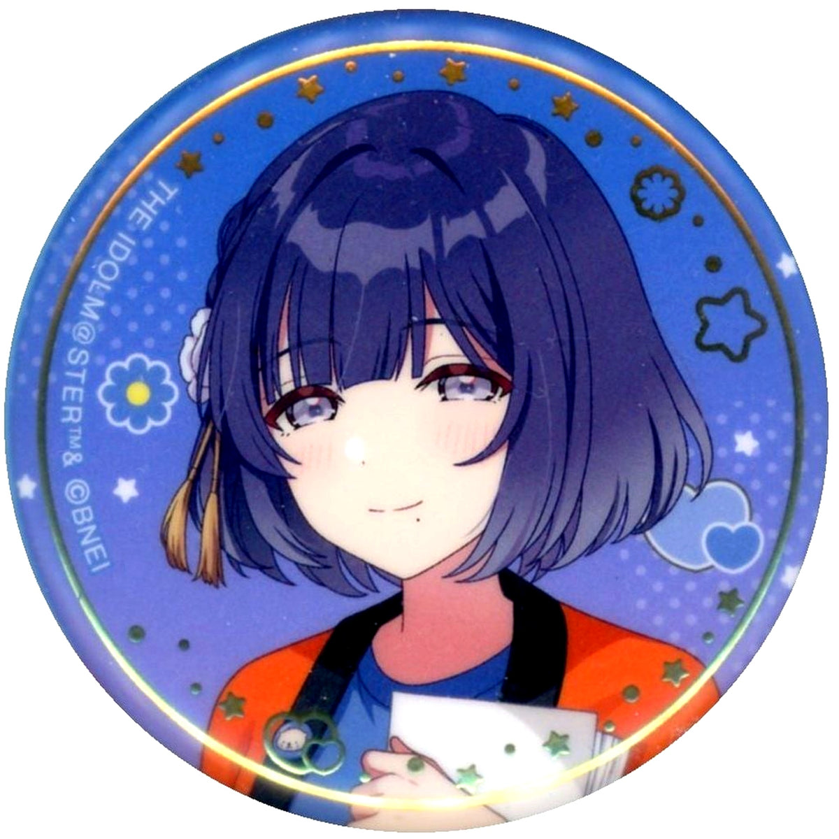 Misuzu Hataya Gakuen Idolmaster Hatsuboshi Cultural Festival Fair Foil Stamped Button [USED]
