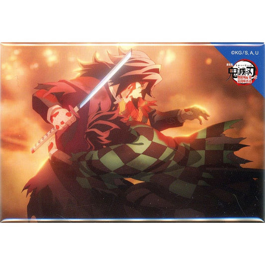 Giyu Tomioka & Tanjiro Kamado Hugging Demon Slayer: Kimetsu no Yaiba - The Movie: Infinity Castle Giyu Tomioka All Angles Collection Button Theater Limited [USED]