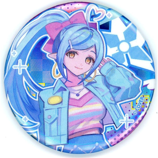 Yukihana Lamy Virtual YouTuber Holo Live Full Body Illustration HoloTuri NePoLaBo POP-UP SHOP & CAFE in Tree Village Trading Aurora Can Badge [USED]