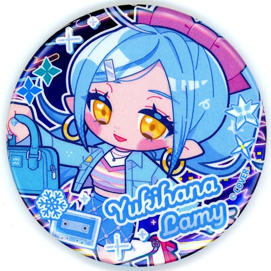 Yukihana Lamy Virtual YouTuber Holo Live Mini Chara HoloTuri NePoLaBo POP-UP SHOP & CAFE in Tree Village Trading Aurora Can Badge [USED]