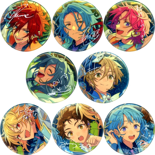 Set of 8 Ensemble Stars ES 10th Anniversary Exhibition Bright me up gracolle CANBA Group B Button [USED]
