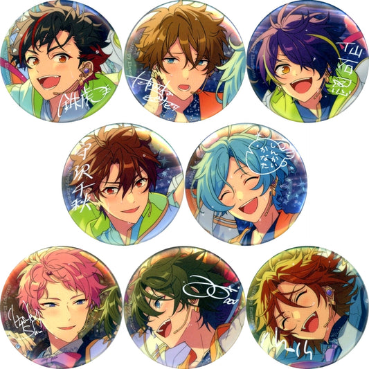 Set of 8 Ensemble Stars ES 10th Anniversary Exhibition Bright me up gracolle CANBA Group F Button [USED]