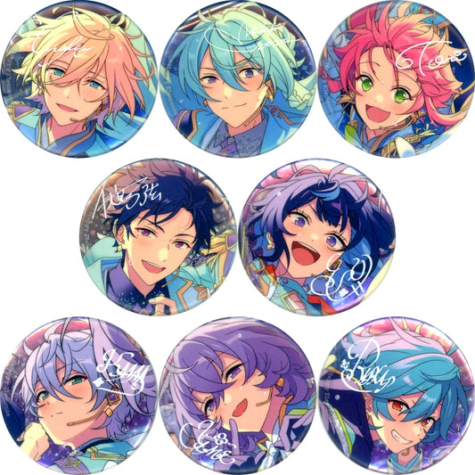 Set of 8 Ensemble Stars ES 10th Anniversary Exhibition Bright me up gracolle CANBA Group G Button [USED]