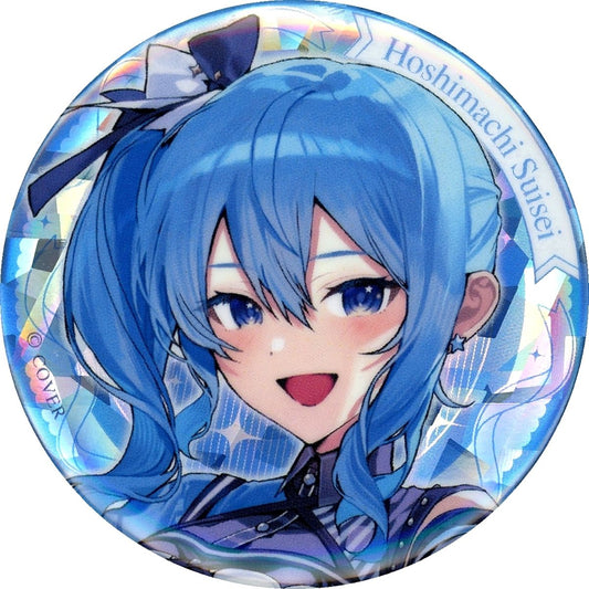 Hoshimachi Suisei Virtual YouTuber Holo Live hololive 7th fes. Ridin' on Dreams Random Hologram Can Badge Stage 4 [USED]