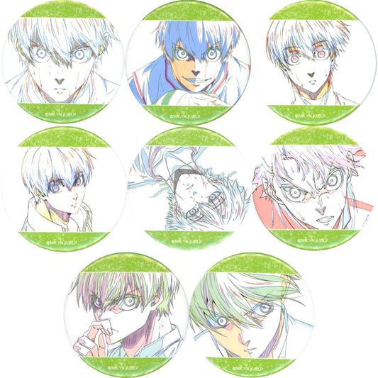 Set of 8 Blue Lock BLUE LOCK Exhibition EGOIST EXHIBITION the animation Trading Favorite Character Badge Button [USED]
