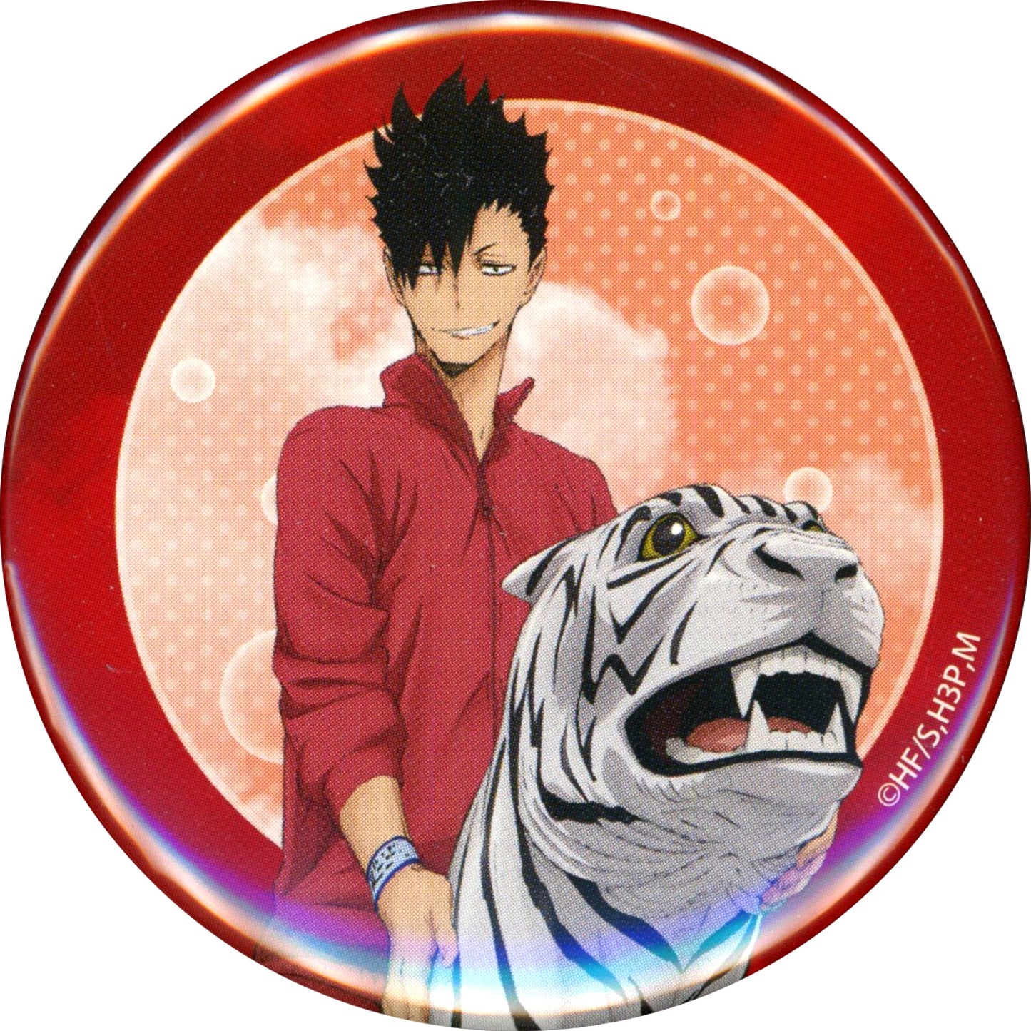 Tetsuro Kuroo Haikyu Character Badge Collection Asobe Tokyo Dome City [USED]