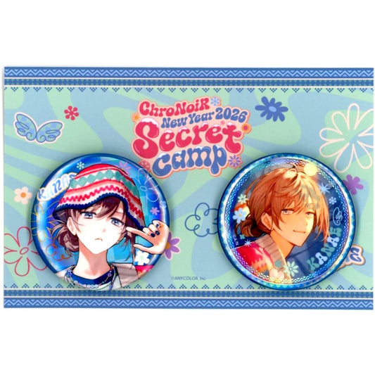 Kanae Virtual YouTuber Nijisanji Aurora Button Only from ChroNoiR New Year 2026 Secret Camp Kanae Lucky Box [USED]
