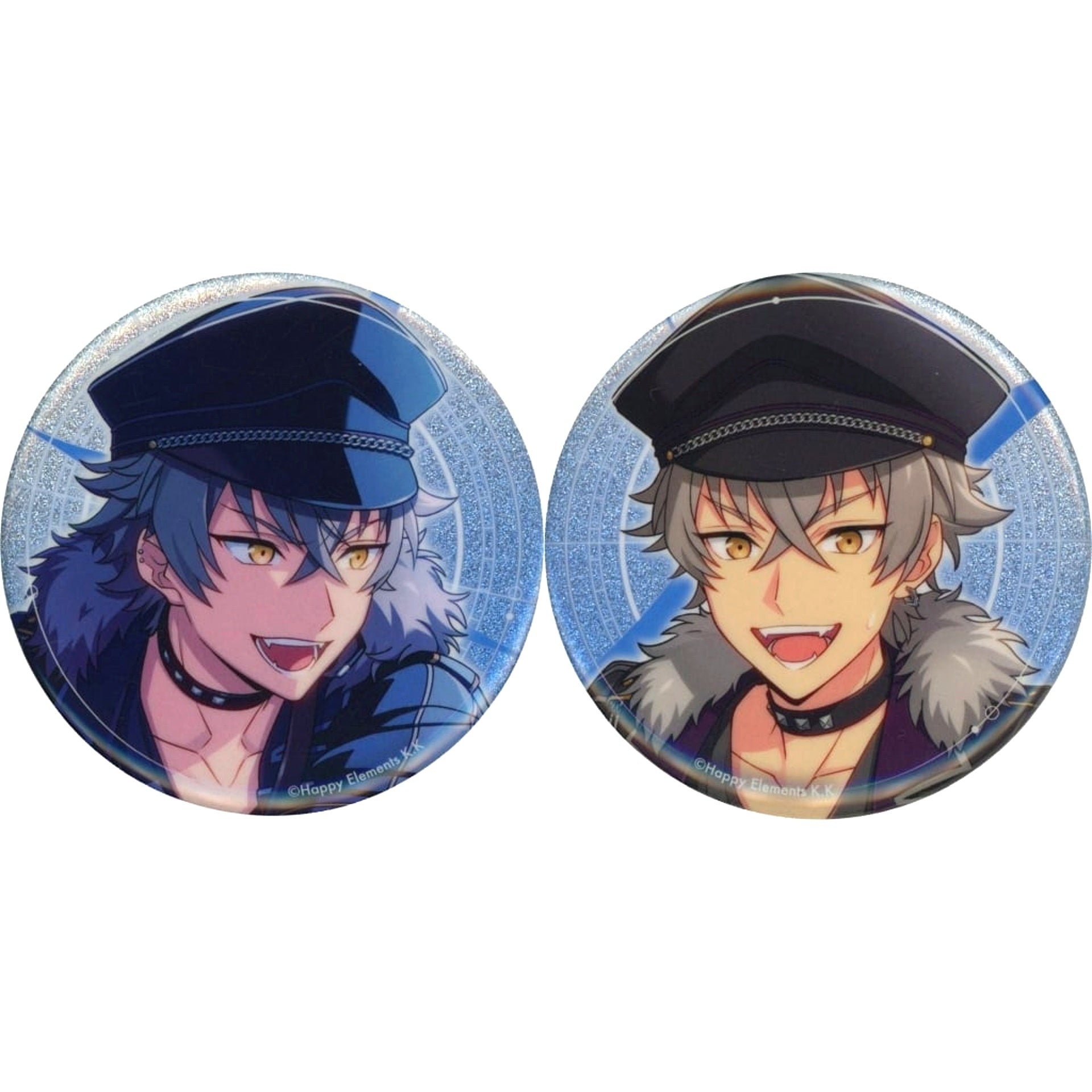 Koga Oogami Ensemble Stars!! x Helios Rising Heroes Encount Sunrise x Stars!! -IDOLS- Character Button [USED]
