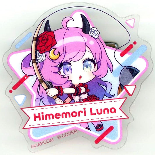 Himemori Luna Virtual YouTuber Holo Live hololive x Monster Hunter Wilds x CAPCOM CAFE Part 2 Mini Chara Trading Acrylic Badge [USED]