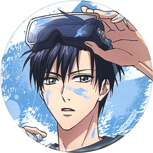 Izumi Sano Face Close-up Hana-Kimi: For You in Full Blossom Anime Illustration Paint Style Ver. Ichigeki Collection Kuji 75mm Button C Prize Hit Prize [USED]